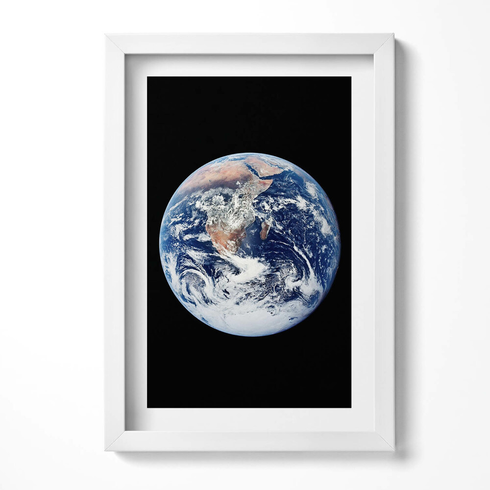 Tablou rama decorativ Pământul văzut din spațiu