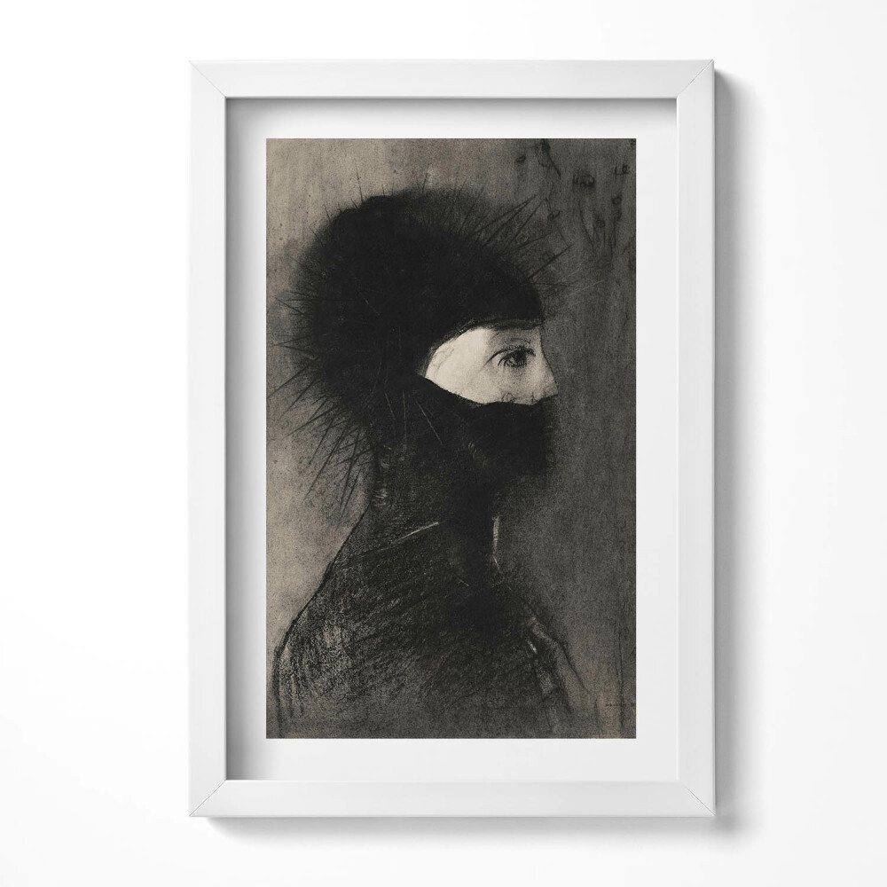 Tablou rama decorativ Portretul unei persoane cu o cagulă