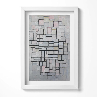 Tablou rama decorativ Artă modernă - Schiță geometrică