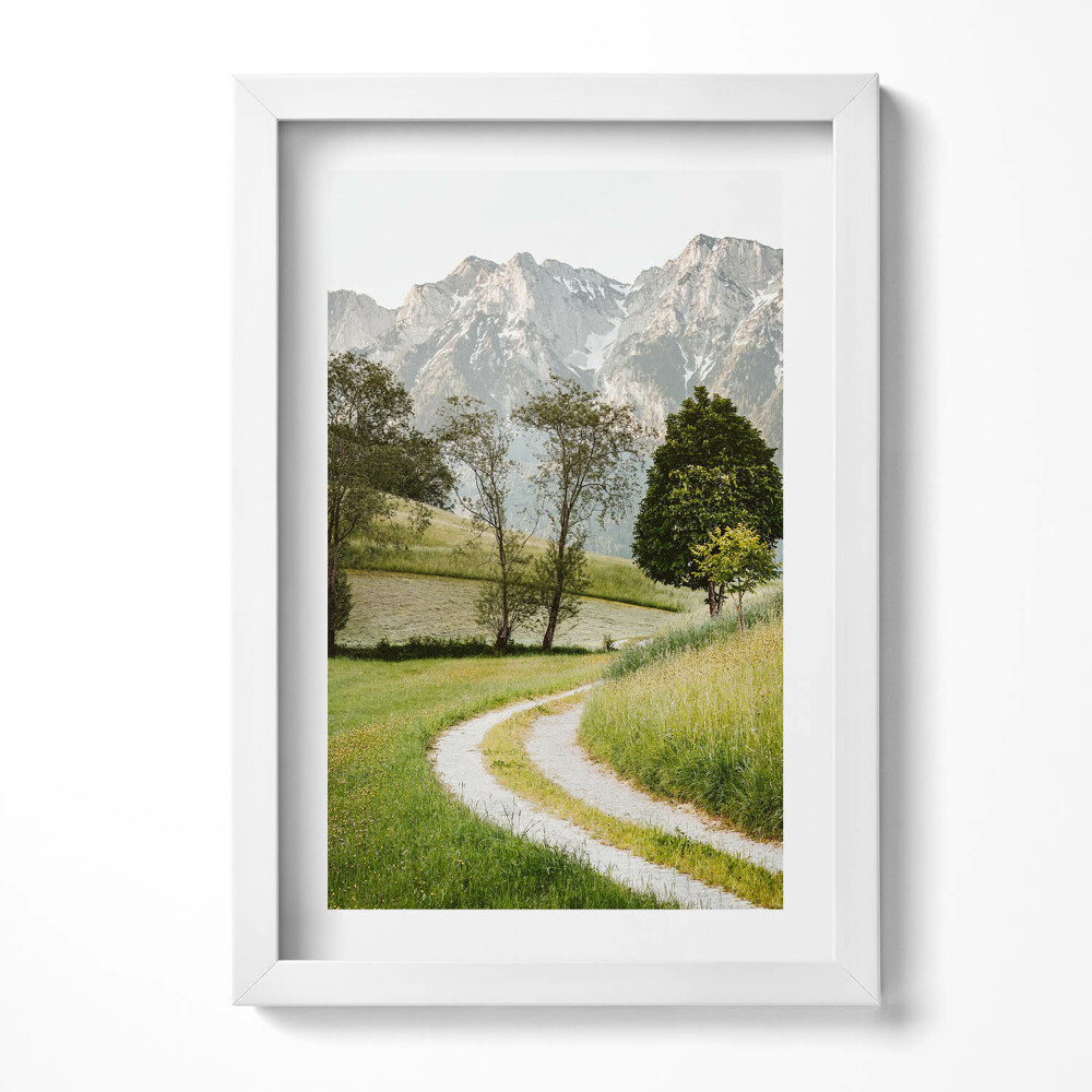 Tablou rama decorativ Un câine de câmp în munți