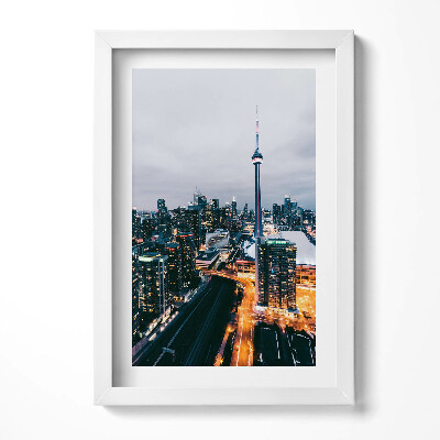 Tablou living cu rama decorativ Vedere aeriană a orașului