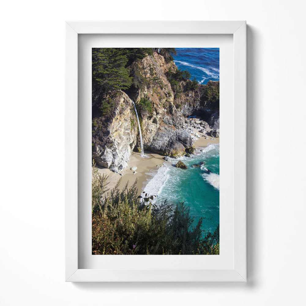 Tablou living cu rama decorativ Stâncă din perspectiva unei păsări în natură