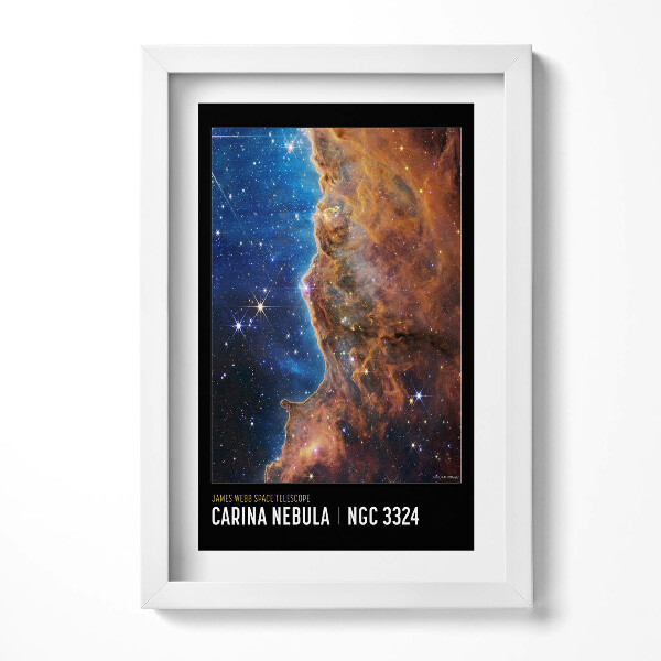 Tablou rama decorativ Poster cu tematică spațială, fotografie NASA