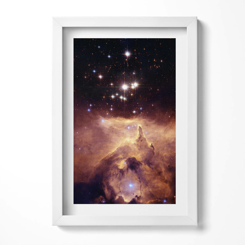 Tablou living cu rama decorativ Cer și spațiu stelar