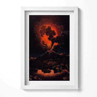 Tablou living cu rama decorativ Ilustrație în stil japonez