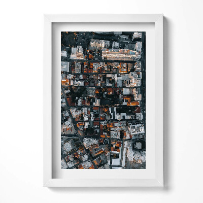 Tablou living cu rama decorativ Vedere de sus Limassol Cipru