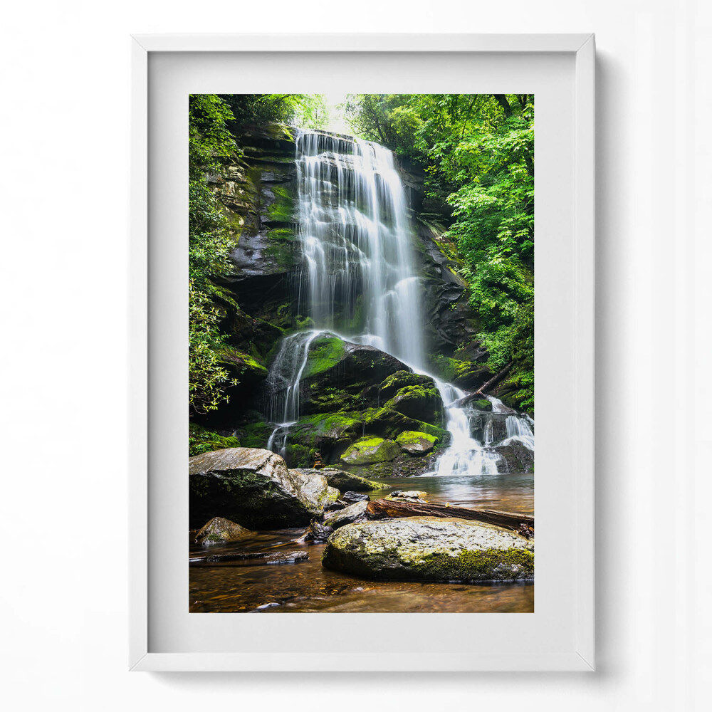 Tablou rama modern Pădurea cu cascade