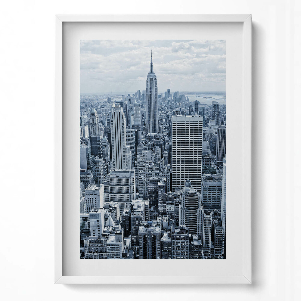 Tablou rama modern Vedere a orașului New York