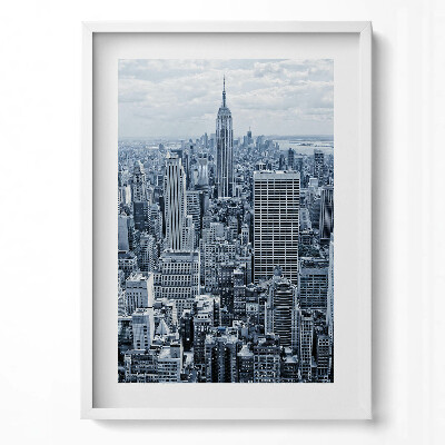 Tablou rama modern Vedere a orașului New York