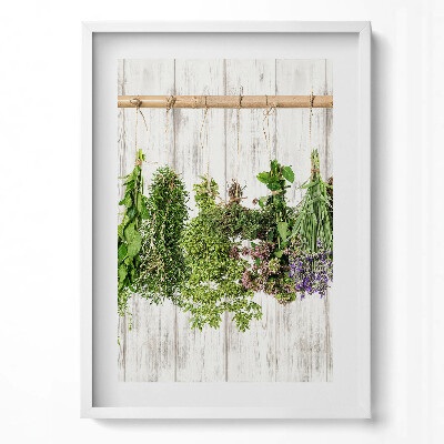 Tablou living cu rama modern Ierburi și plante uscate