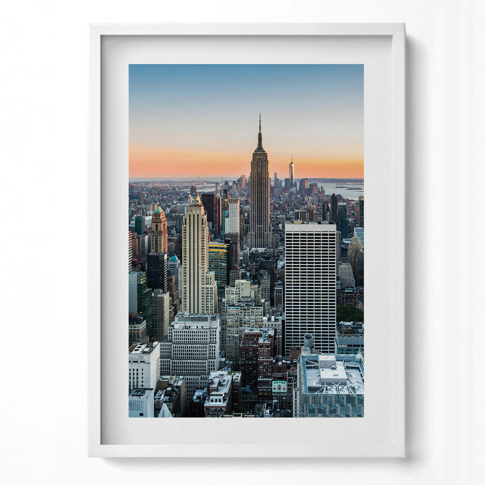 Tablou rama modern Vedere a arhitecturii din New York