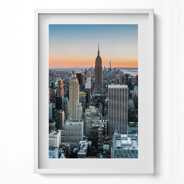 Tablou rama modern Vedere a arhitecturii din New York