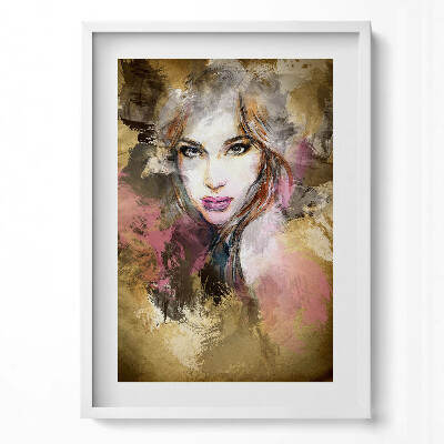 Tablou rama modern Portretul unei femei misterioase