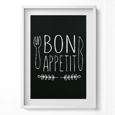 Tablou rama modern Inscripția „Poftă bună”