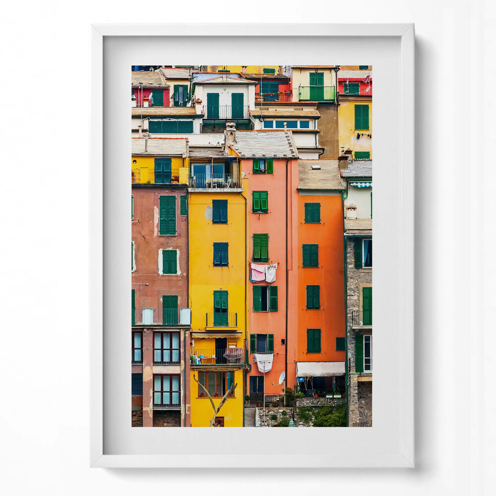 Tablou rama modern Arhitectura clădirilor colorate