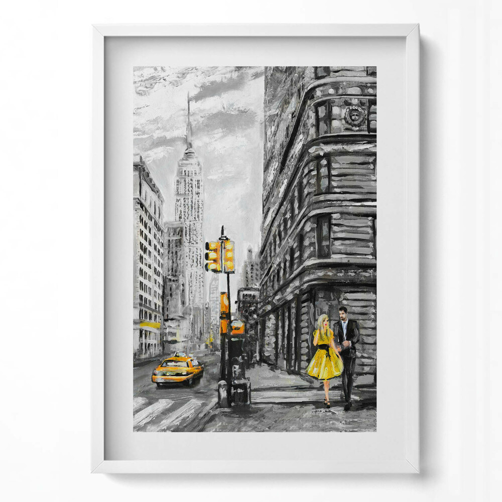 Tablou rama modern Străzile din Empire State Building