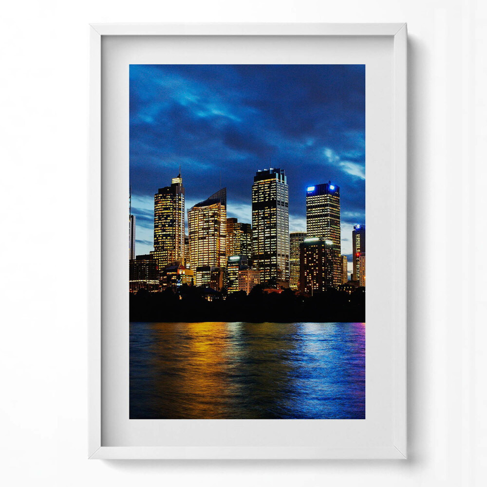 Tablou living cu rama modern Plimbare de seară în Sydney