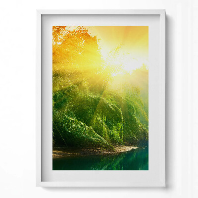 Tablou rama modern Peisaj natural în razele soarelui