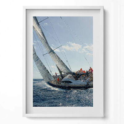 Tablou rama modern Regata de iahturi cu pânze