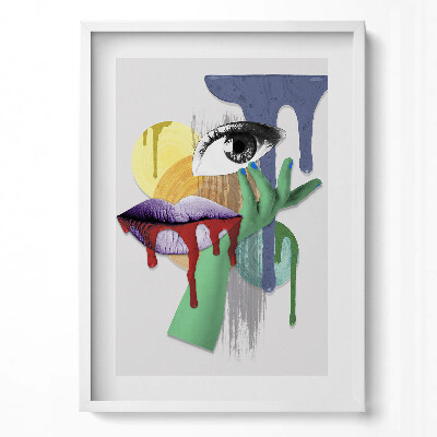 Tablou rama modern Colaj suprarealist