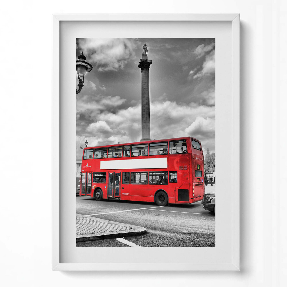 Tablou living cu rama modern Viața de zi cu zi în Londra