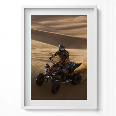 Tablou rama modern Plimbare cu ATV-ul în deșert