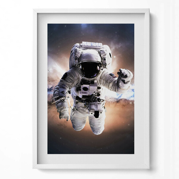 Tablou rama modern Astronautul în spațiu
