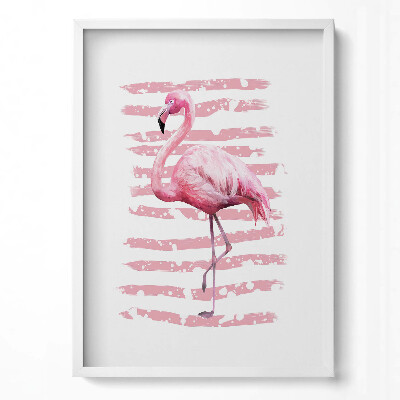 Tablou living cu rama modern Flamingo