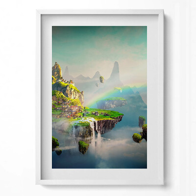 Tablou living cu rama modern Scene fantastice în stil chinezesc