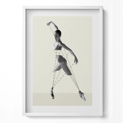 Tablou living cu rama modern Dansatoare abstractă