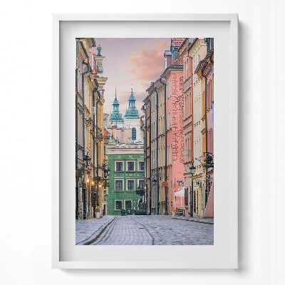 Tablou rama modern Orașul Vechi din Varșovia