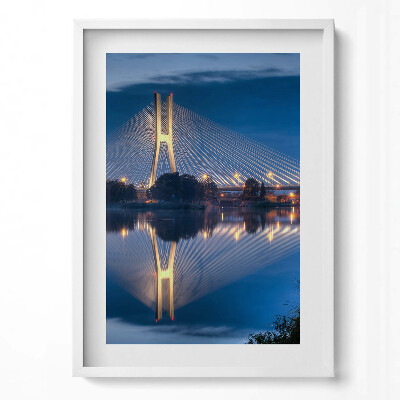 Tablou rama modern Podul Rędziński din Wrocław