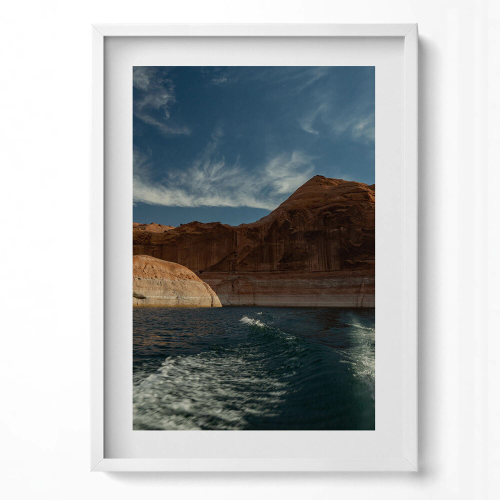 Tablou rama modern Persoană pe schiuri nautice