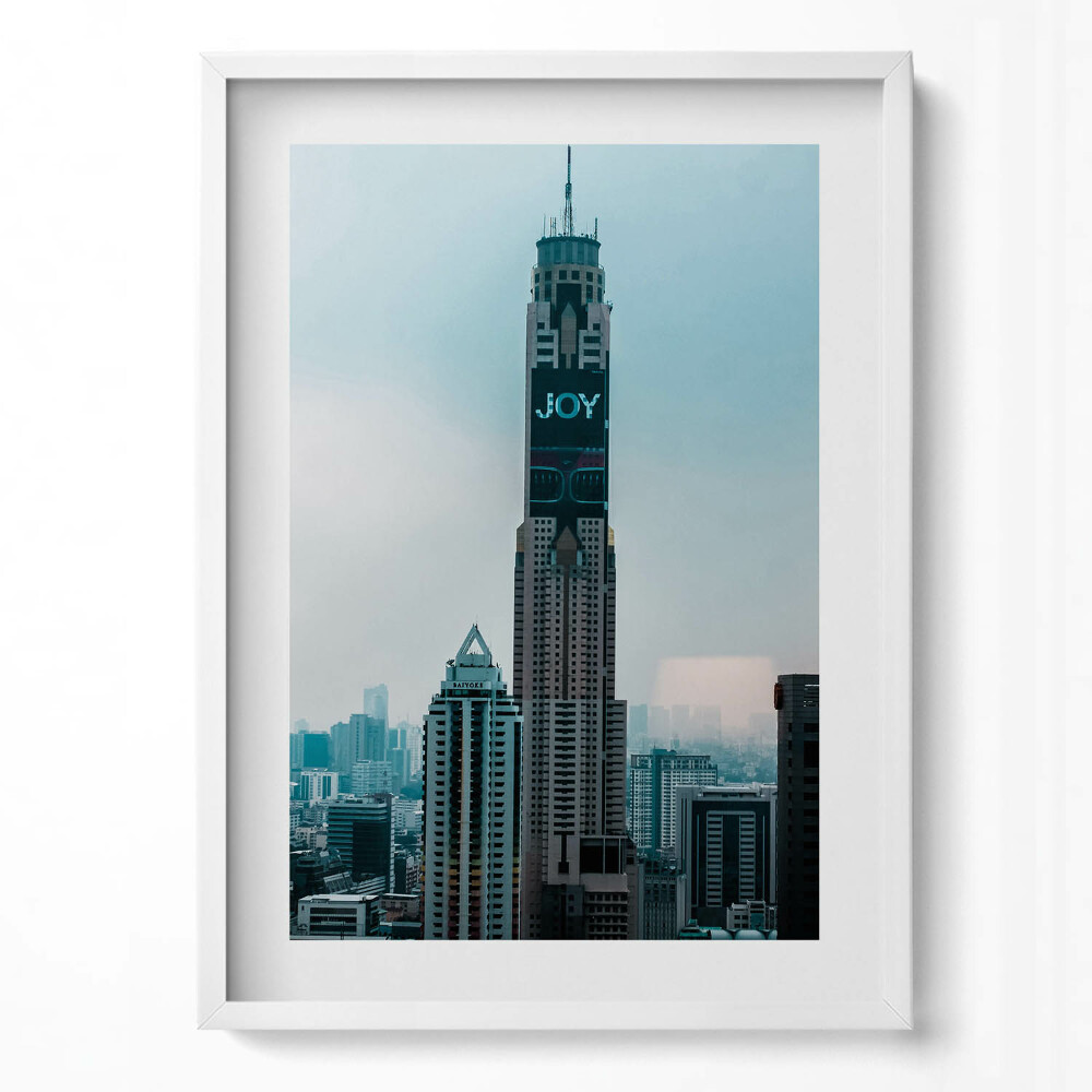 Tablou rama modern Turnul Baiyoke din Thailanda