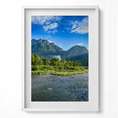 Tablou rama modern Cotul râului Dunajec din Munții Pieniny