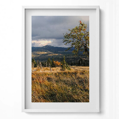 Tablou rama modern Karkonosze în toamnă