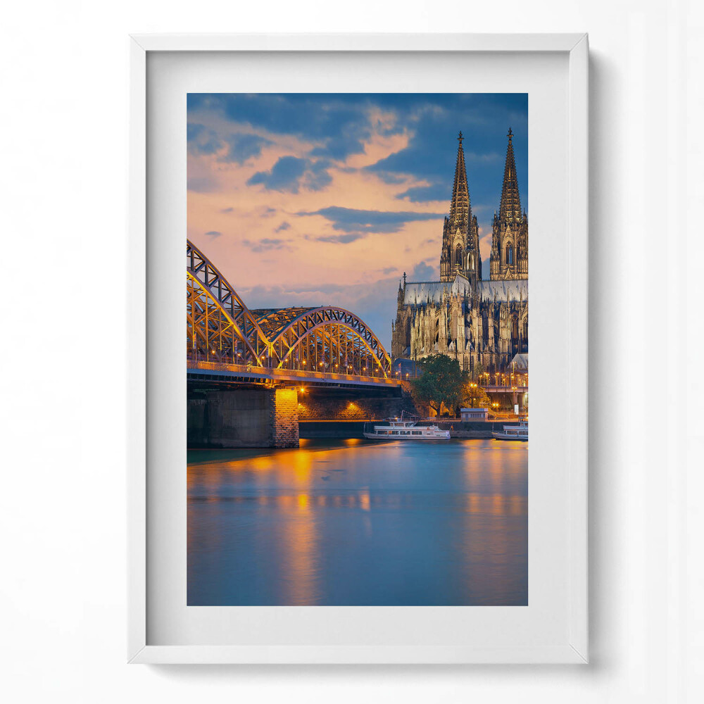 Tablou living cu rama modern Vedere a primăriei