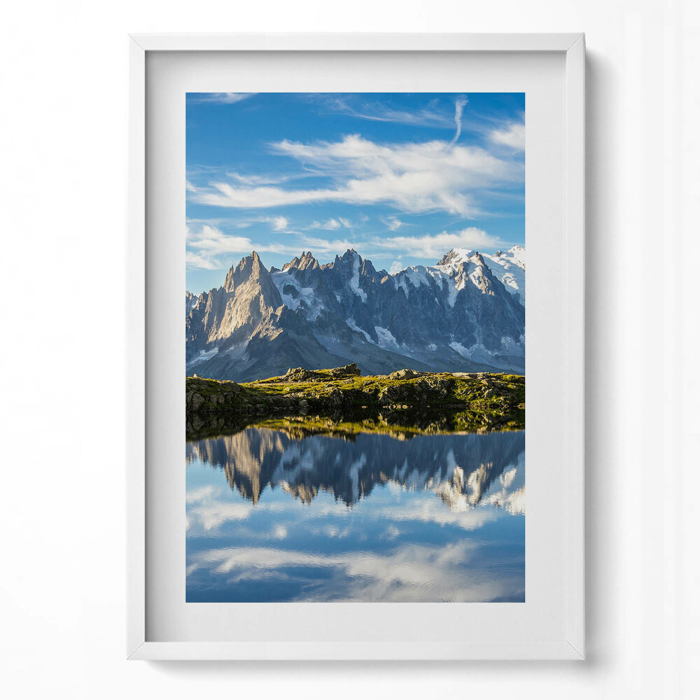 Tablou rama modern Valea Chamonix, Alpii Francezi