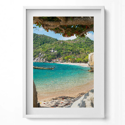 Tablou rama modern Vedere la mare Koh Tao Thailanda