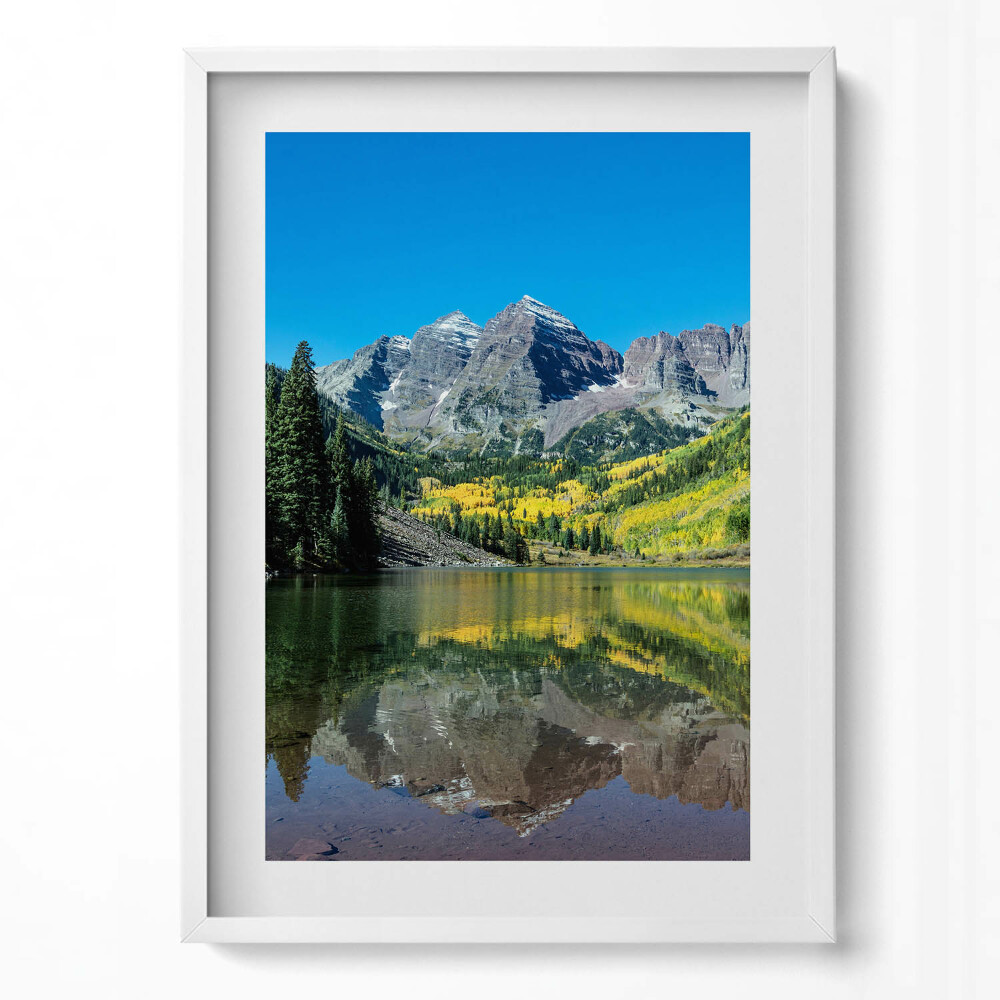 Tablou rama modern Munți și păduri lacustre