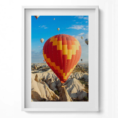 Tablou living cu rama modern Baloane zburătoare