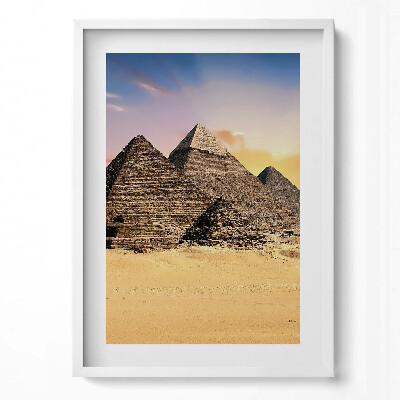 Tablou rama modern Piramide egiptene în deșert