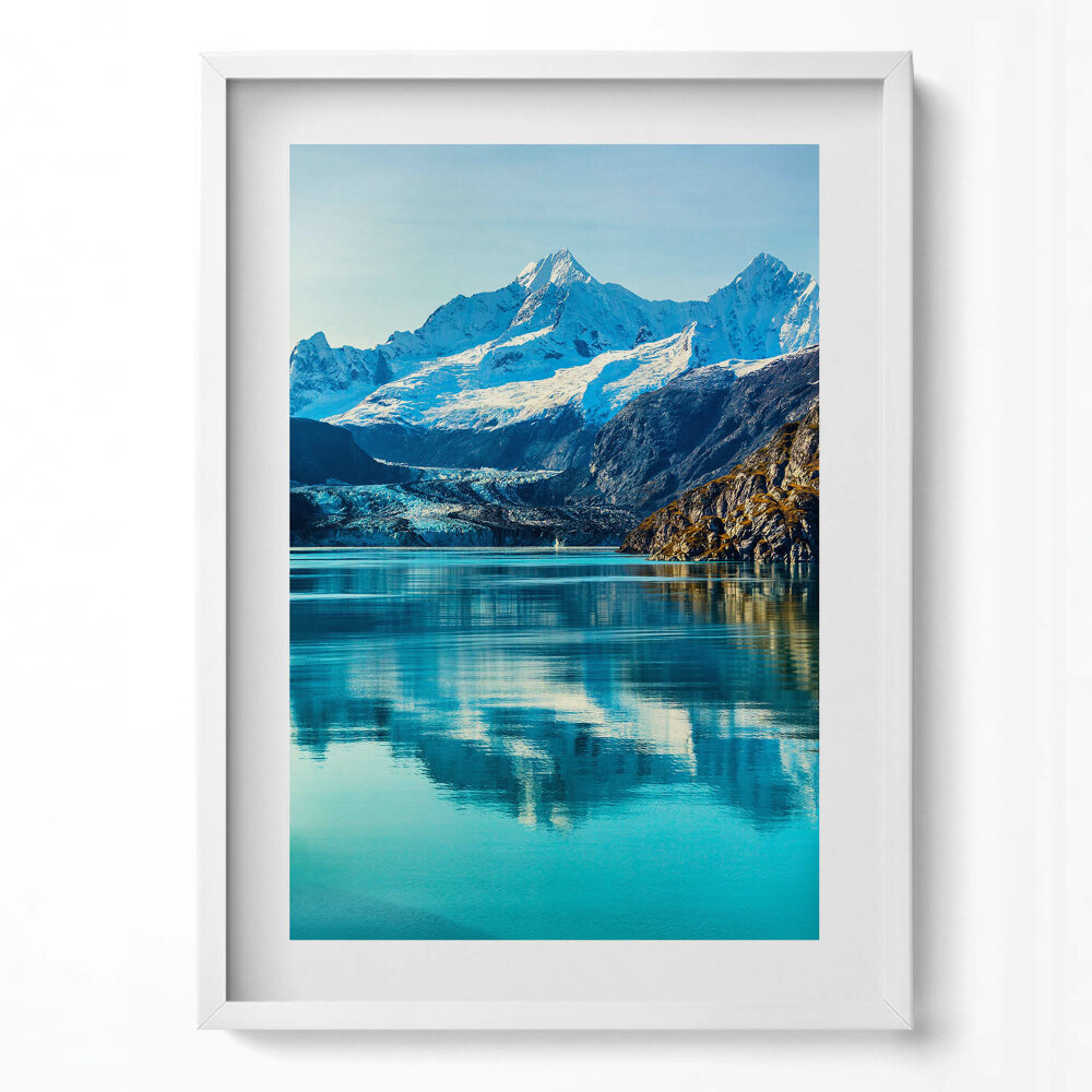 Tablou rama modern Peisaj frumos al unui lac de munte