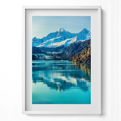 Tablou rama modern Peisaj frumos al unui lac de munte