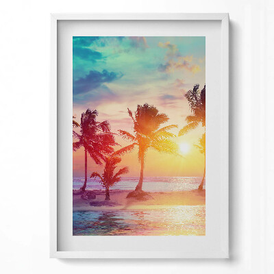 Tablou rama modern Palmieri din Miami la răsărit