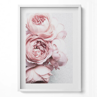 Tablou rama modern Buchet romantic delicat de flori