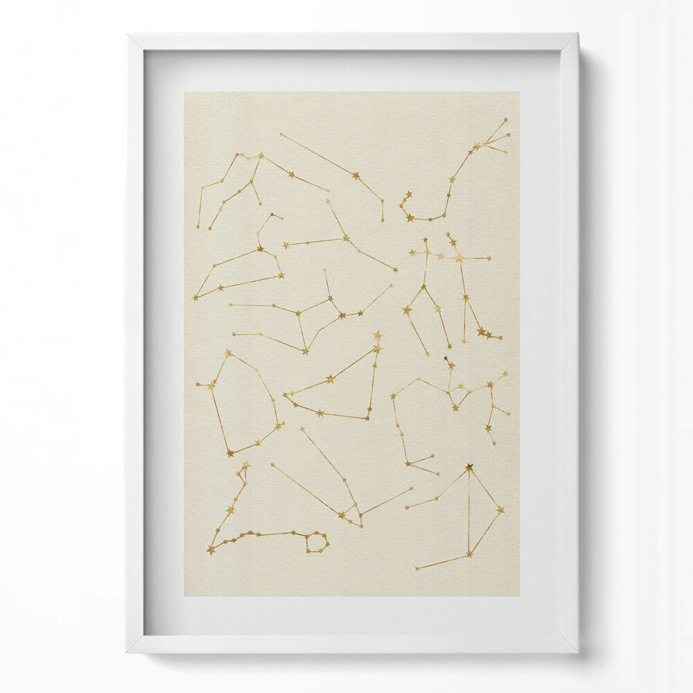 Tablou rama modern Constelațiile zodiacale