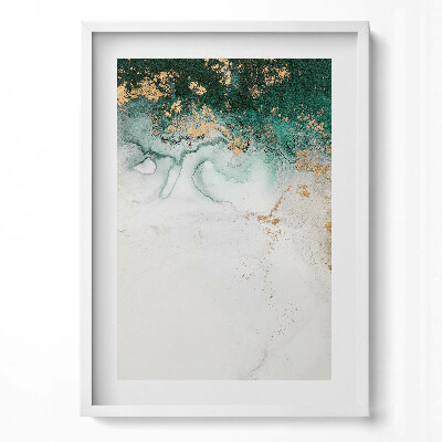 Tablou rama modern Compoziție abstractă cu aur