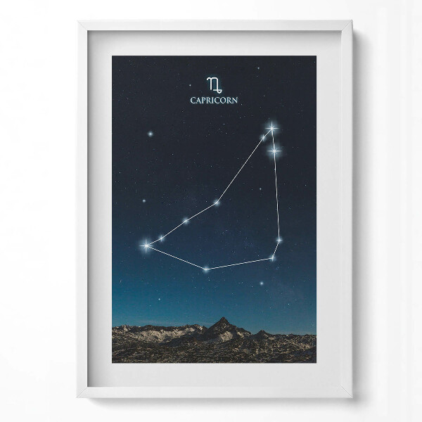 Tablou rama modern Constelația zodiacală Capricorn