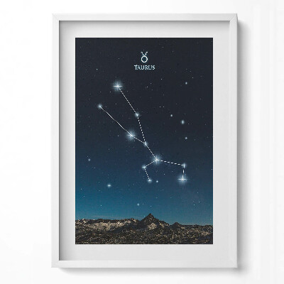 Tablou rama modern Constelația zodiacală Taur